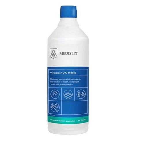 INDUST 1 l  - alkaliczny koncentrat do gruntownego mycia i czyszczenia
